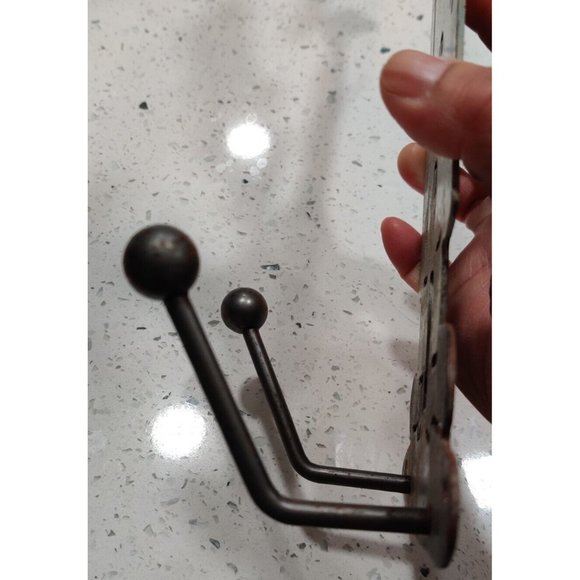 Laser Cut Metal Art Chef w/ Fork VS Lobster Towel Hooks 15" Rustic Shop Decor - Picture 13 of 16